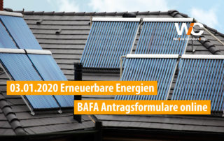 Solarthermie als Beispiel für Gewinnung eneuerbarer Energien zum Heizen gefördert vom BAFA