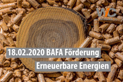 Holzpellets BAFA Förderprogramm erneuerbare Energie